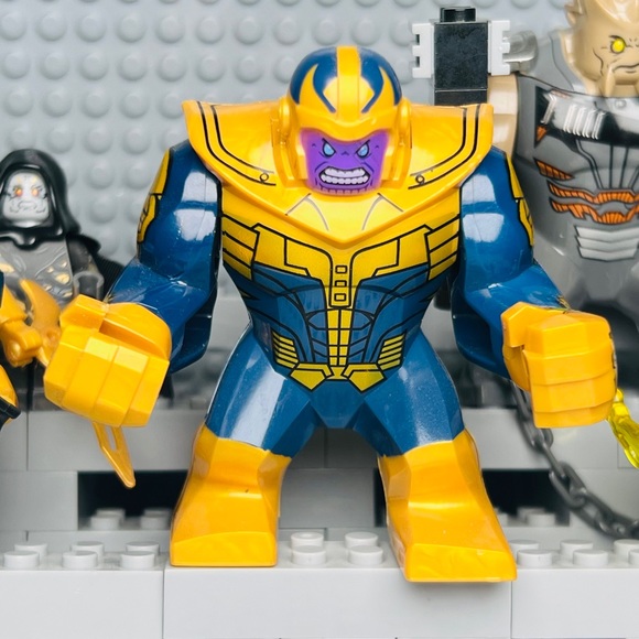 Thanos.Corvus Glaive. Proxima Midnight.Ebony Maw.Black Dwarf Custom Minifigure - Picture 2 of 5